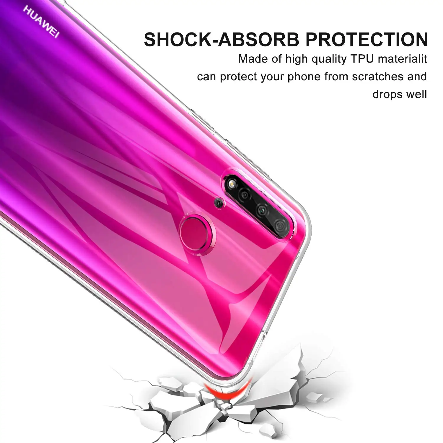 Premium Transparent Soft TPU Clear Phone Cover