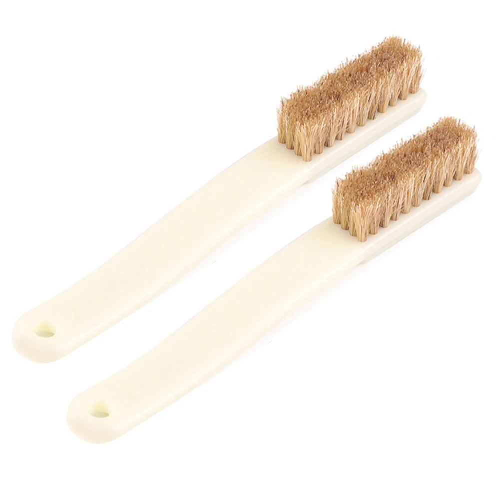 Handle Brush Cleaning Brush 2pcs Cleaning Brushes For Soldering Flux Paste Nylon Bristles Welding Tools
