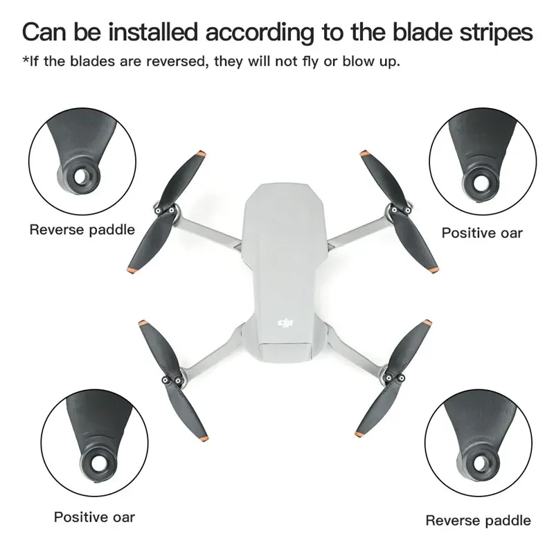 Powerful Quick-Release 4726F Propeller for DJI Mavic Mini 2 SE/ Mini 2/ Mini SE Low Noise Drone Prop Blades Drone Accessories