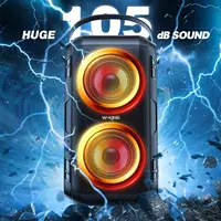 W-KING 80W RMS Party Portable Speakers Bluetooth Wireless Boombox/4 Drivers(2*4.04'' Woofer), Huge 105dB Sound Large Speaker - Image 5