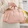 Large-Capacity Double Layer Travel Cosmetic Bag Portable PU Makeup Pouch Women Waterproof Bathroom Washbag Multifunctional Bag 1