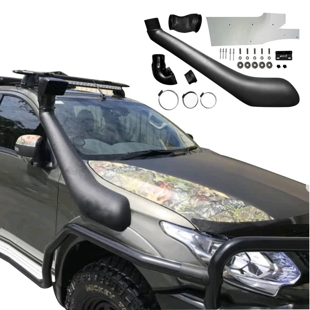 Déflecteurs De Vent Pluie D'air Pour Mitsubishi L200 Triton 2014 2021 4pcs Plastique Noir