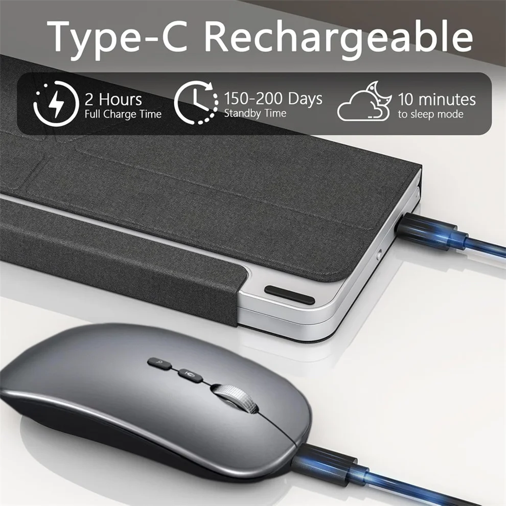 JOMAA Ensemble clavier et souris sans fil pliables Bluetooth avec support et fonction vocale intelligente._voghion.com