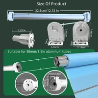 Tuya WiFi Mini Motorize Roller Blind Motor Smart life App Shutter Shade Engine For 38mm Tube Voice Smart Control Home Automation - Image 2
