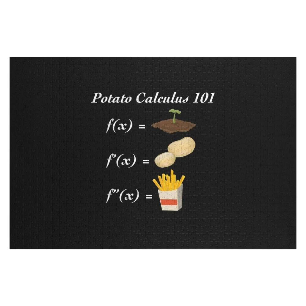 Potato Calculus Jigsaw Puzzle Wooden Name Custom Personalized Personalized Personalized Kids Gifts Custom Gift Puzzle