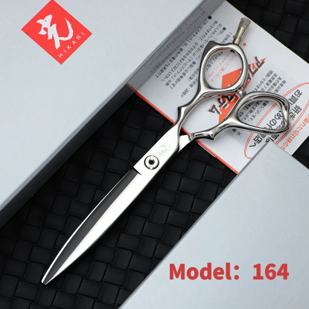 

Japan Imported HIKARI Professional Barber VG10 Scissors Light Cut 164 Hairstylist Special Finishing Scissors High quality molybd