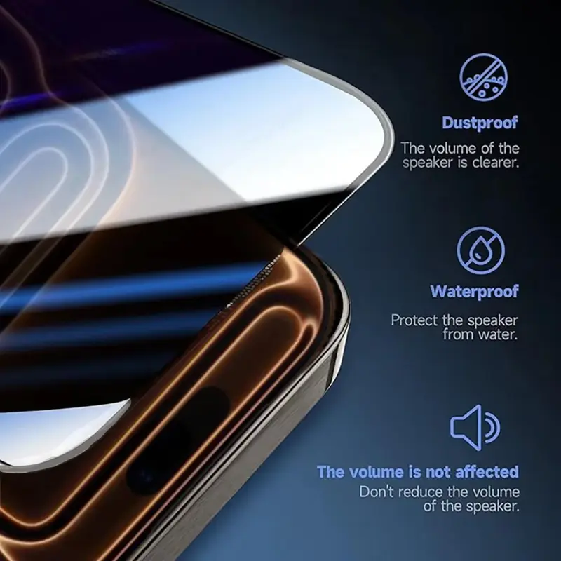 1-5PCS Oleophobic Coating Privacy Screen Protectors For iPhone 17 Pro Max iPhone 18 Pro Air 16 15 14 13 12 11 16e Tempered Glass - Image 4