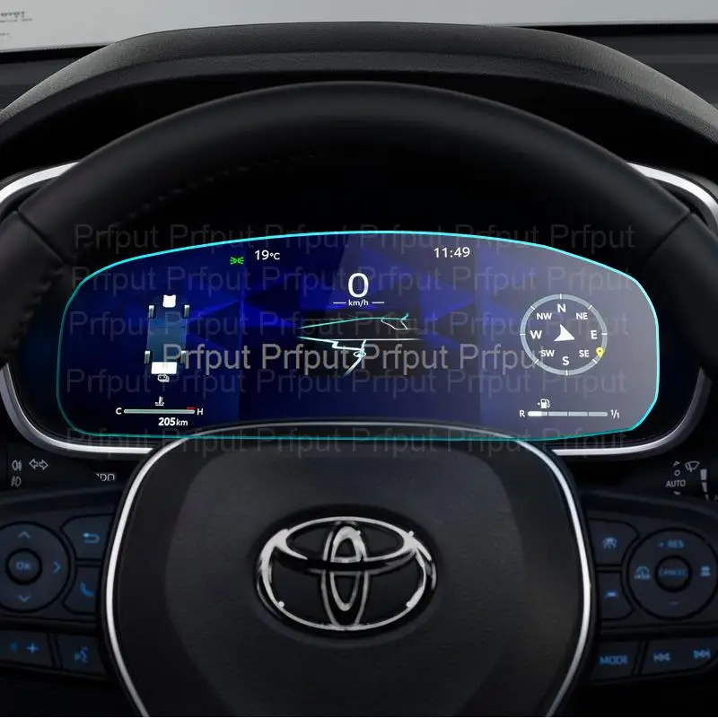GAFAT Compatibile con Toyota Corolla Corolla Cross 2023-2025 2026 10,5 Navigazione Pellicola Protettiva, Pellicola Vetro Temperato per Corolla 10,5 Multimedia Touchscreen, Antiurto, 9H Anti Graffio