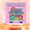 1 Psychedelic And Fashion Coloring Book Drawing Book, with 40 Pages of Cute Mushrooms, Snails, Sunflowers, Cats And Other Patter 1