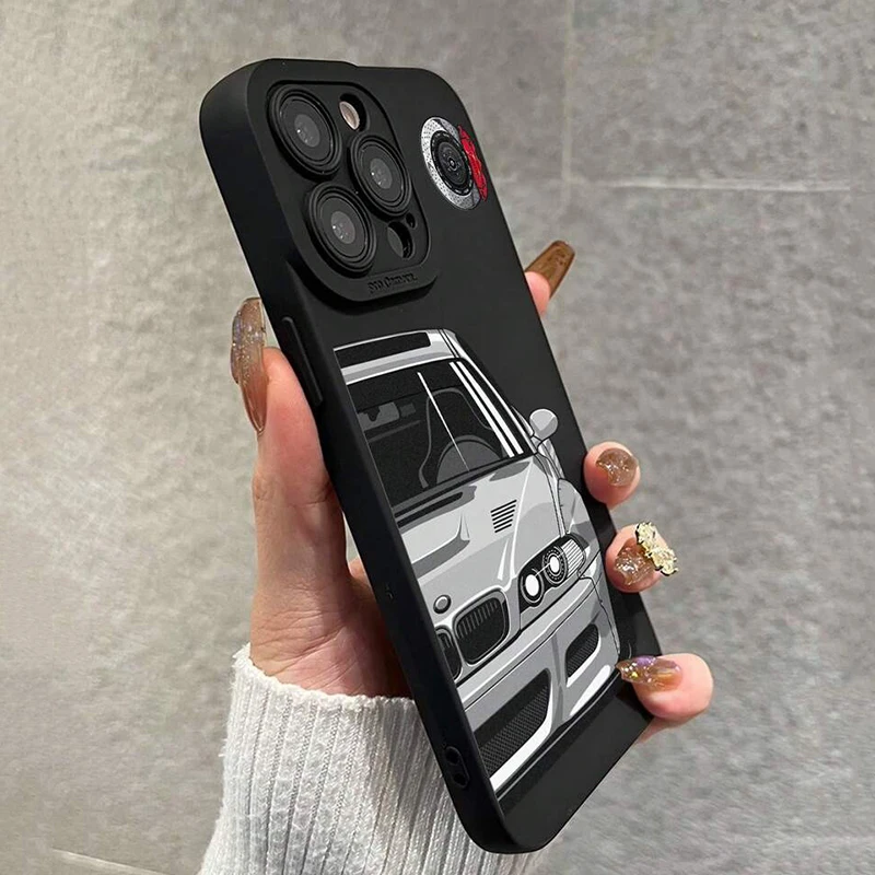Stylish Camera Pattern Soft Silicone Phone Case