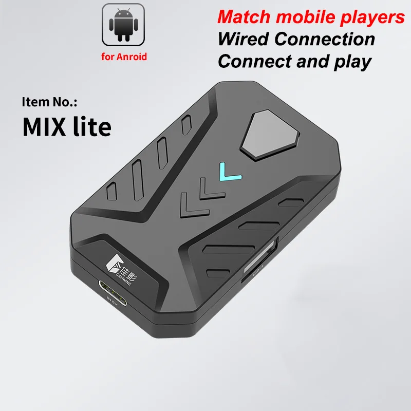 Mix por Lite Pubg Móvel Gamepad Controlador Bluetooth Gaming Teclado Mouse Conversor para o Telefone Móvel Tablet Android Ios 13.4 - Imagem 2