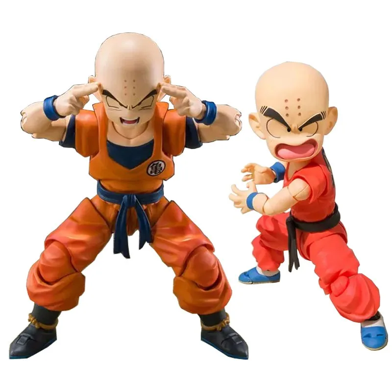 

BANDAI Dragon Ball Z S.H.Figuarts Kuririn Strongest Earthman Kuririn Childhood Anime Figure Model Collecile Action Toys