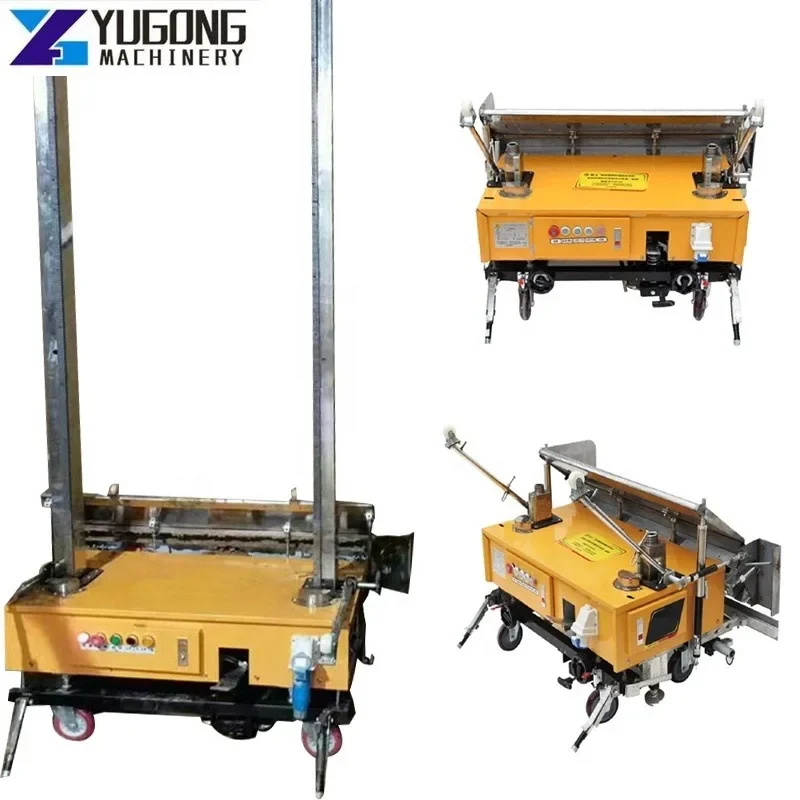 

Factory Price High Efficiency Cement Spraying Wall Plastering Mortar Automatic Wall Wiping Cement Plastering Machine for Sale