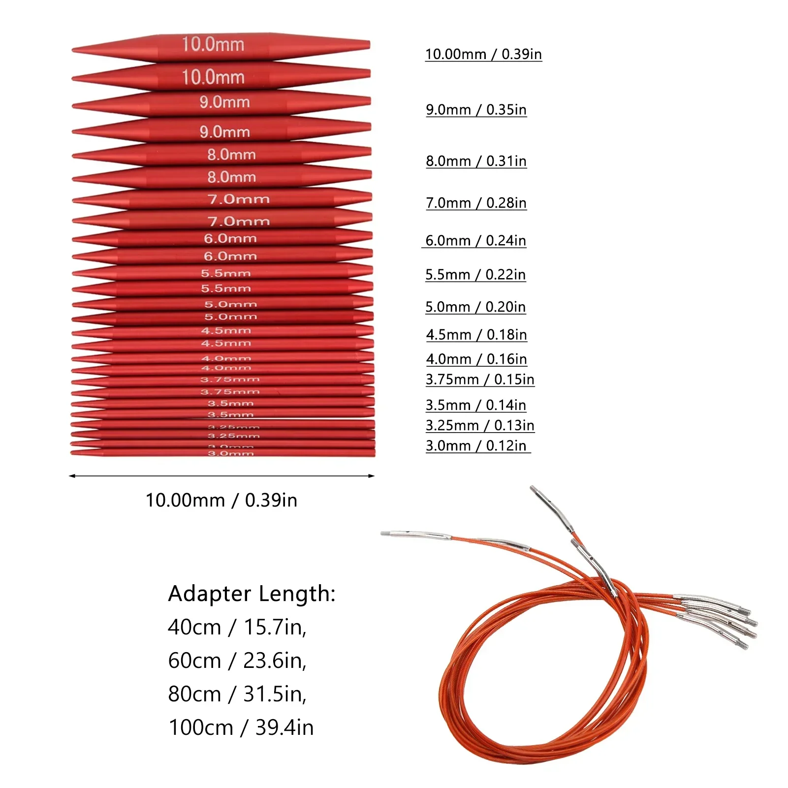 Interchangeable Knitting Needles Set Detachable Circular Crochet Kit Multiple Sizes Perfect Gift For Knitters knitting needles crochet kit knitting supplies knitting material knitting craft supplies