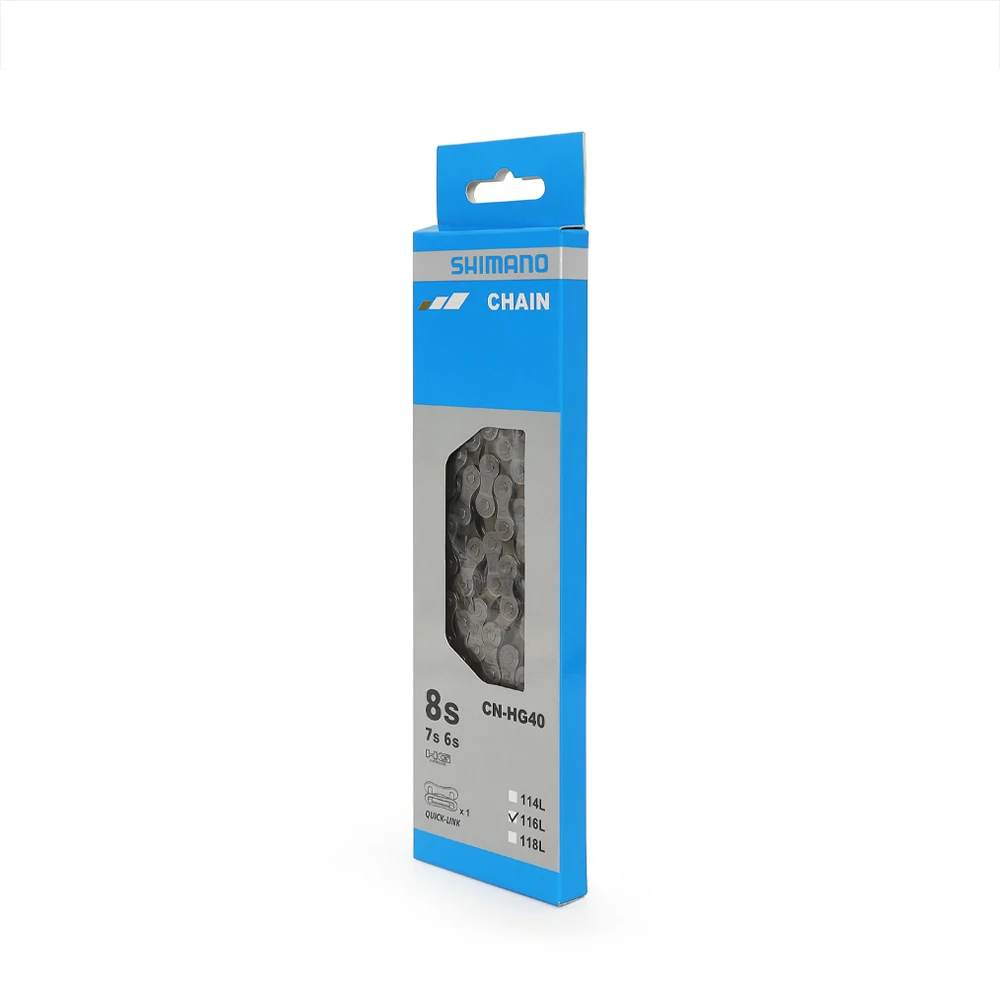 bicycle chains bicycle chain SHIMANO CN-HG40 Bike Chain TOURNEY 6/7/8 Speed MTB Mountain Bike 116L Chain 6V 7V 8V Original Bicycle Parts