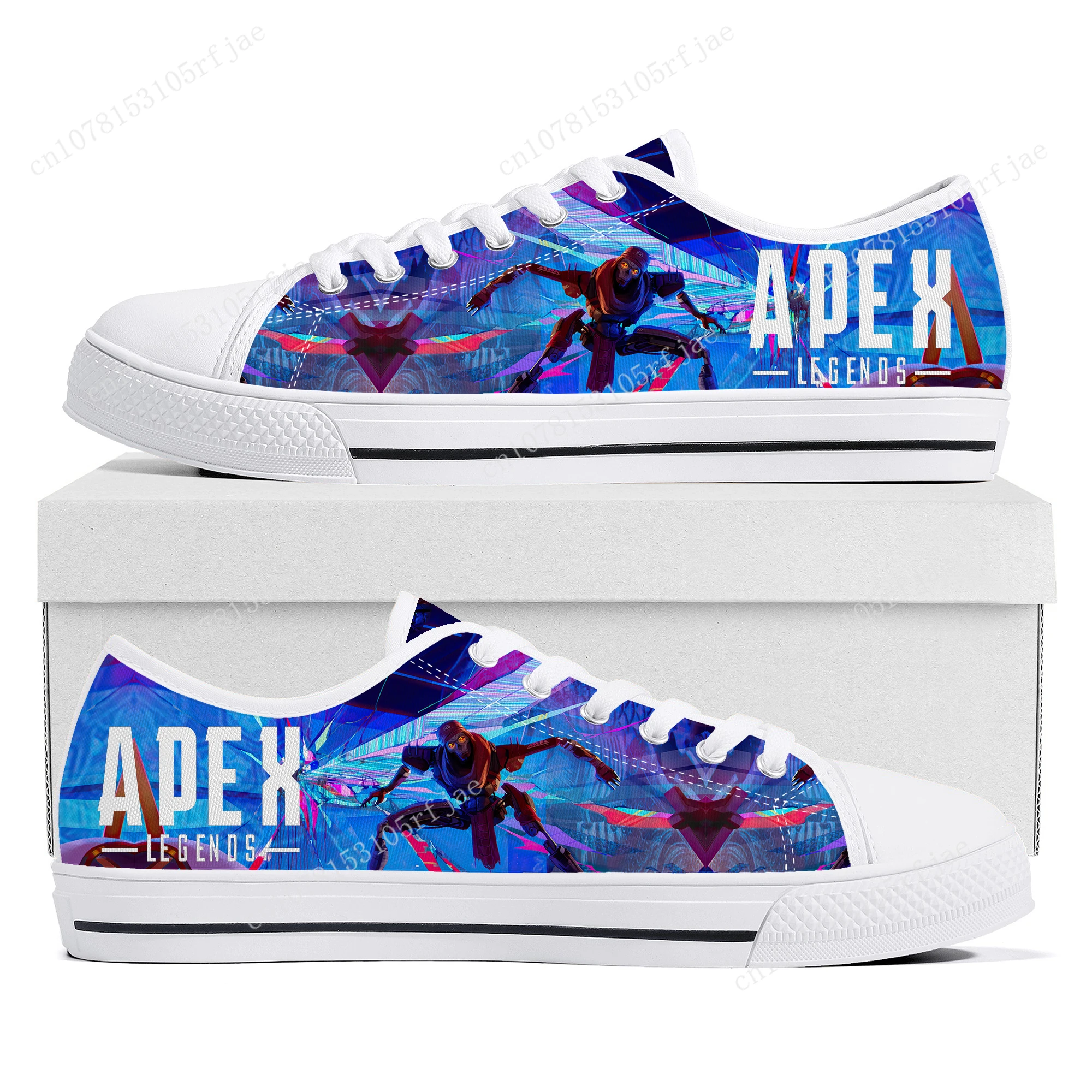 

Cartoon Game Apex Legends Revenant Low Top Sneakers Womens Mens Teenager High Quality Canvas Sneaker Couple Custom Built Shoes