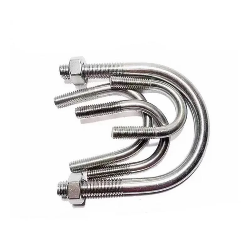 304 stainless steel U shaped screws 32 U shaped bolts U shaped tube
