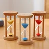 1-5 Min Wooden Hourglass Timer Creative Home Living Room Desktop Decoration Children Sandglass Birthday Gift Portable Sand Clock 4