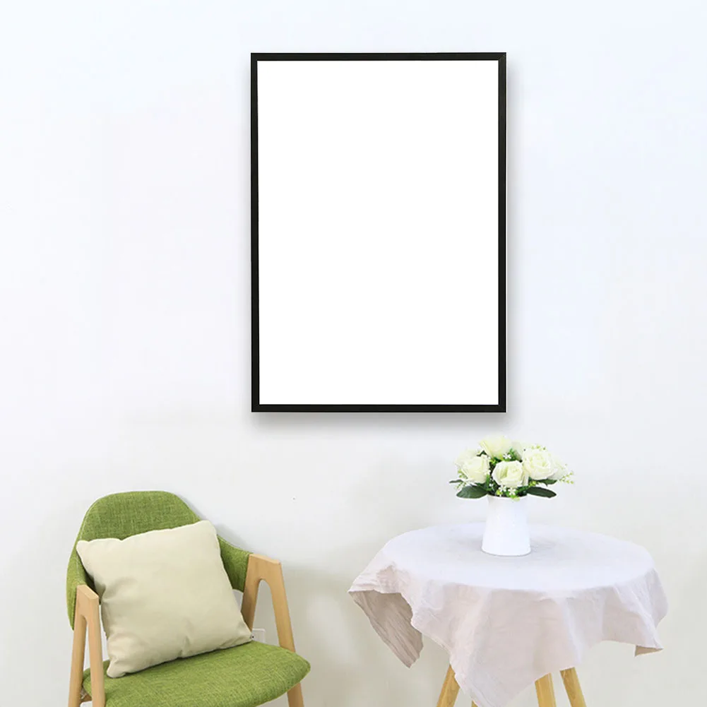 

1pc Photo Frame Aluminum Alloy Edge Rectangular Metal Frame 8K/A-3/A4 Kids Gift For Bedroom Living Room Household Decoration
