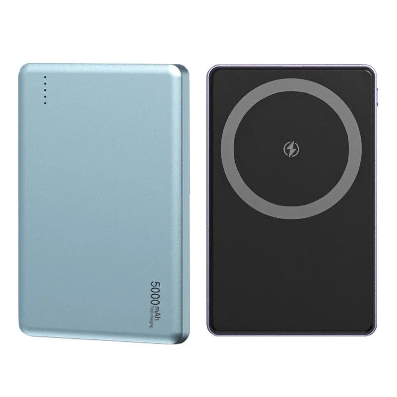 5000mAh Mobile Power Bank Magsafe Magnetic Wireless Power Bank Mini Thin 4