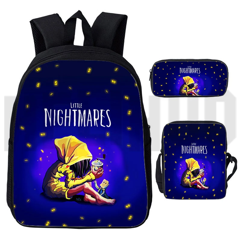 

Casual Hot Game 3D Little Nightmares 2 Backpack Boys Girls School Bag Men Women Rucksack School Bag Teens Daily Knapsack Mochila