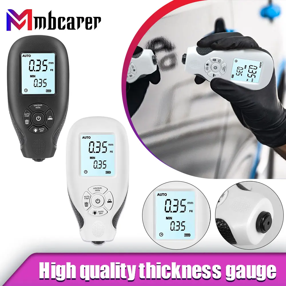 

HW 300 Coating Painting Thickness Gauge 0.1mm 0-2000UM Range Paint Film Thickness Tester Measuring Manual Painting Gauge Tool