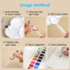 6pcs refillable watercolor pens, watercolor brushes for sketching, watercolor pens, anime comics 6