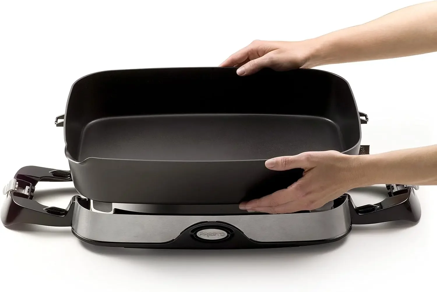 NEW NEW 06857 16-inch Electric Foldaway Skillet, Black 6