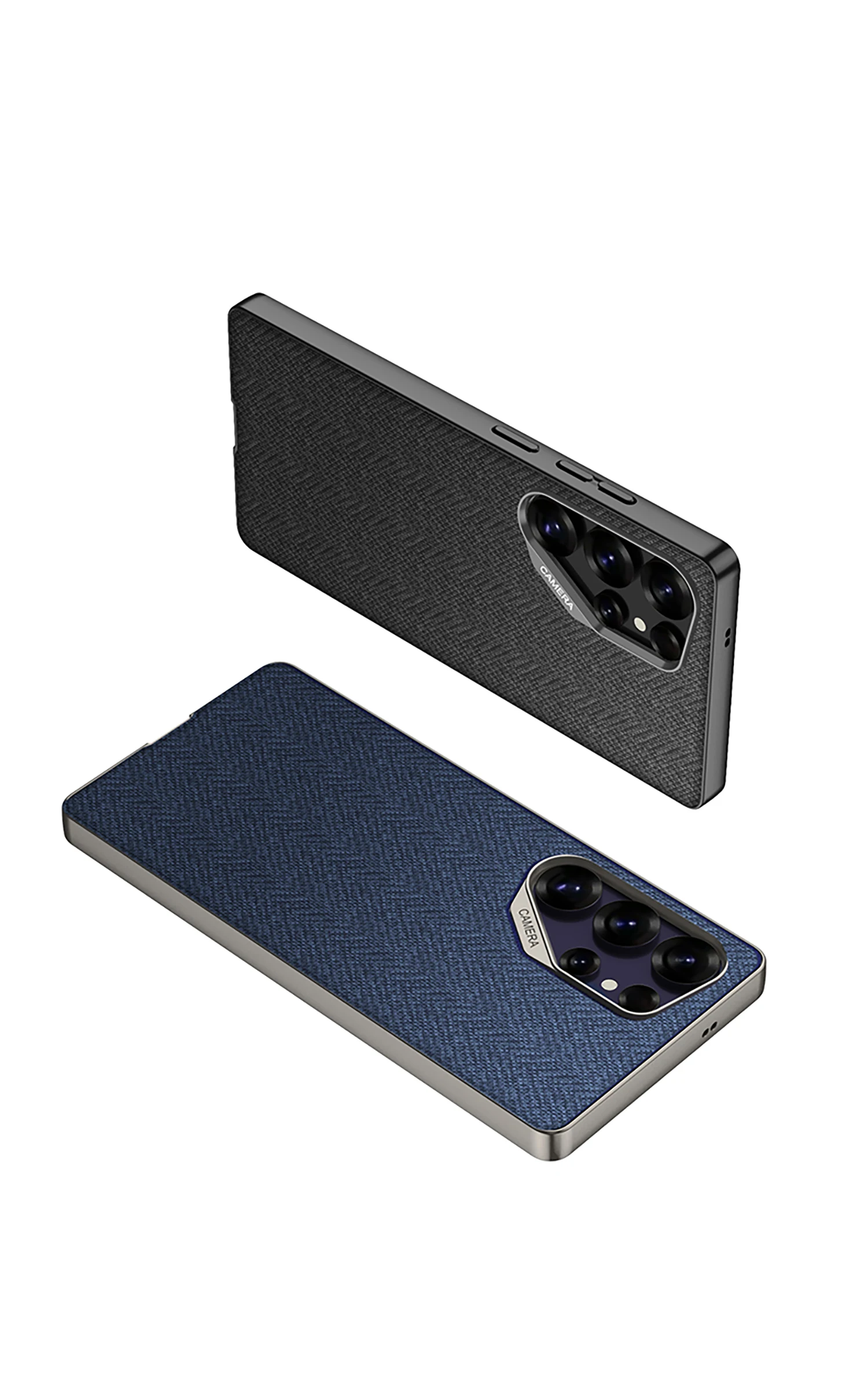 Original Case For Samsung Galaxy S25 Ultra Luxury Nylon Pattern Shockproof Matte