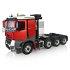 1/14 8*8 LESU 3Speed RC Kit Metal Chassis Rack Painting Cabin Tractor Truck W/ Servo Motor W/O Light Sound Battery Radio ESC 4