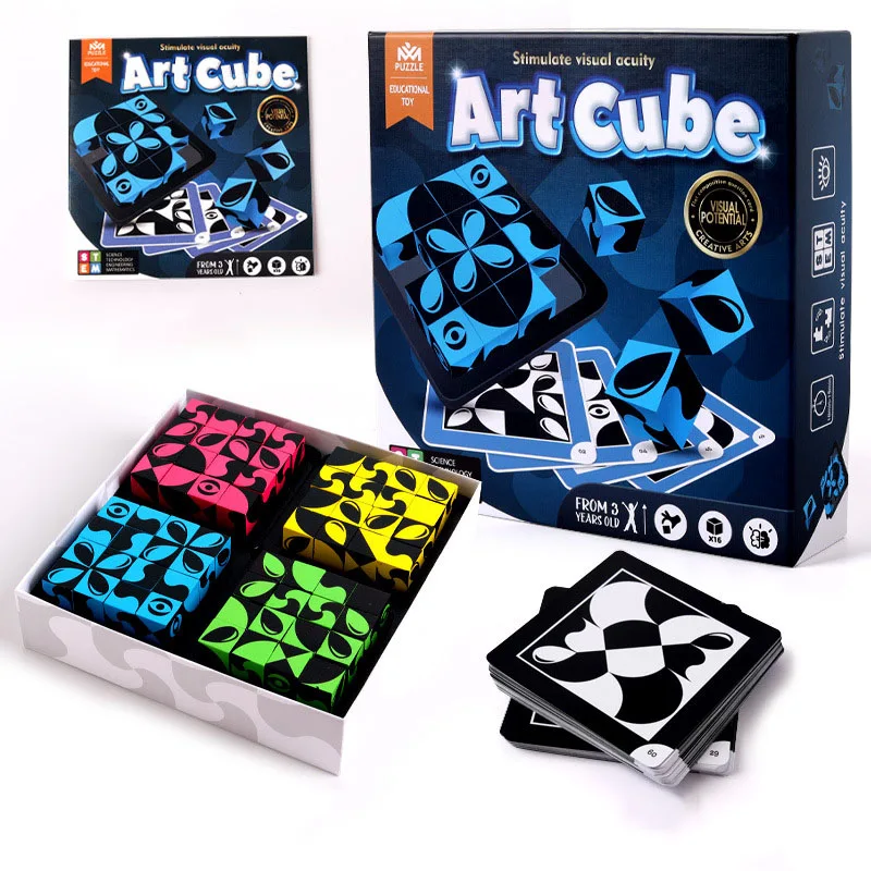 Box Cube Puzzle Logical Thinking Toy Boys And Girls Interactive Parent-child Game Gift For Children