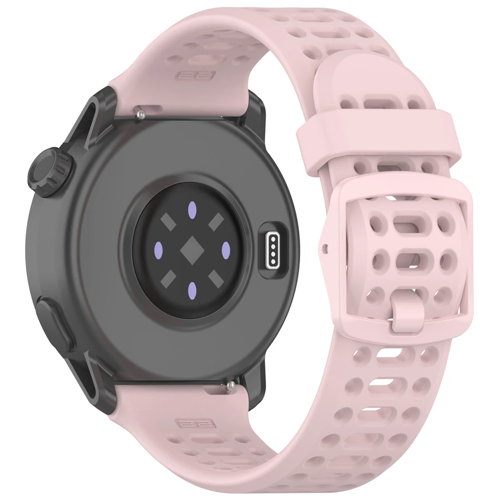 Premium 22mm Silicone Sport Watch Strap - Enhanced Comfort & Durability