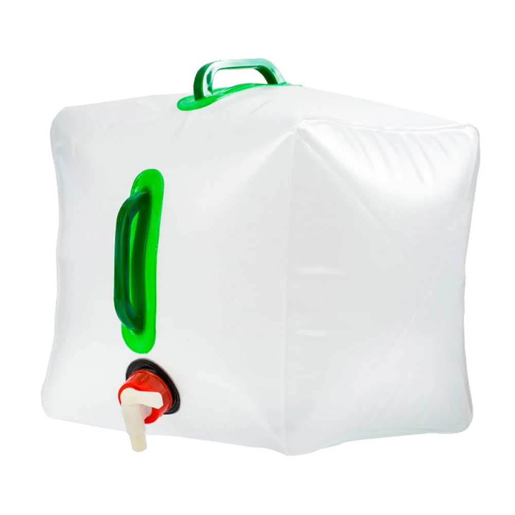 Outdoor 5L/10L/15L/20L Folding Water Bag Large Capacity Portable Water Container Kettle Plastic Bucket Camping Equipment Supplie folding bucket water bucket water storage bag