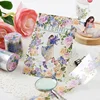 50mm*2m Lace Flower Landscaping Material Decor PET Tape roll Creative Journal Collage Scrapbooking Stationery School Supplies 5