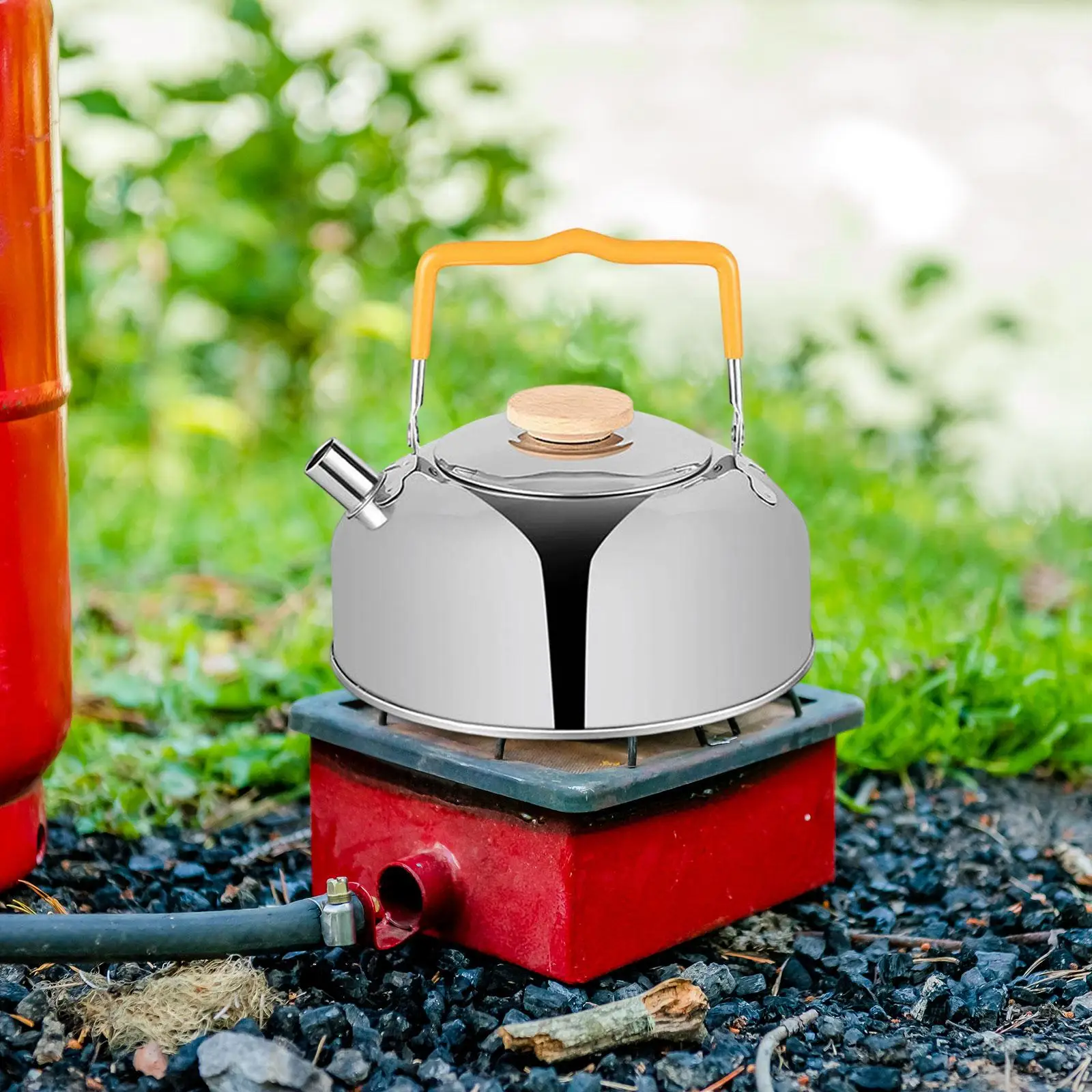 Water Boiler Teapot Coffee Pot Campfire Cook Pot Travel Camping Water Kettle  - AliExpress