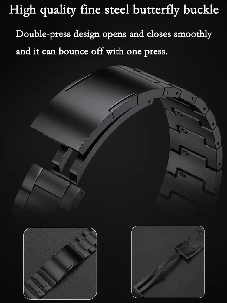 High-End Titanium Watch Strap - 20mm/22mm Business Bracelet
