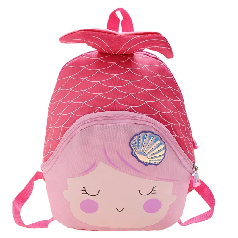 Cartoon Child Backpack Girl Princess Bags Mermaid Kindergarten Cute Toy Bags Baby Backpack Outdoor Early Education Backpack 3
