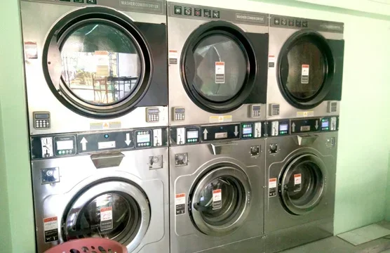 Automatic Washing Machine Industrial Laundry Commercial Laundry Equipment, Coin Operated Stacked Washing Machines and Dryers 3
