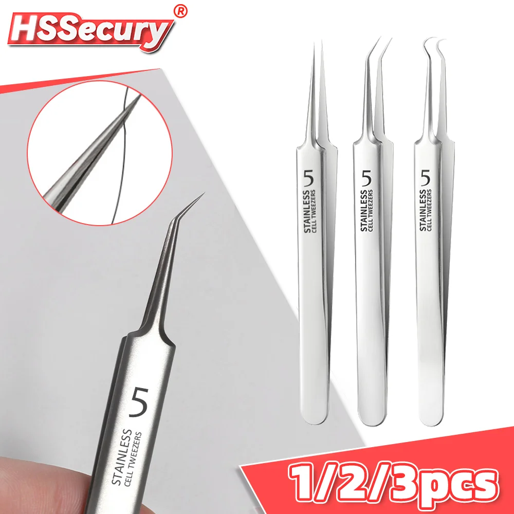 Anti-Static Tweezers 1/2/3pcs For Maintenance Repair