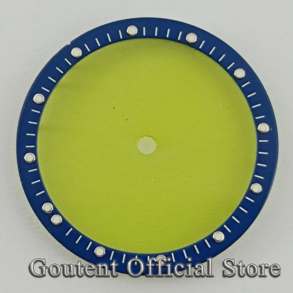 Goutent Elegant Black Blue White Perspective Dial with See-through Design for Automatic Movement Watches