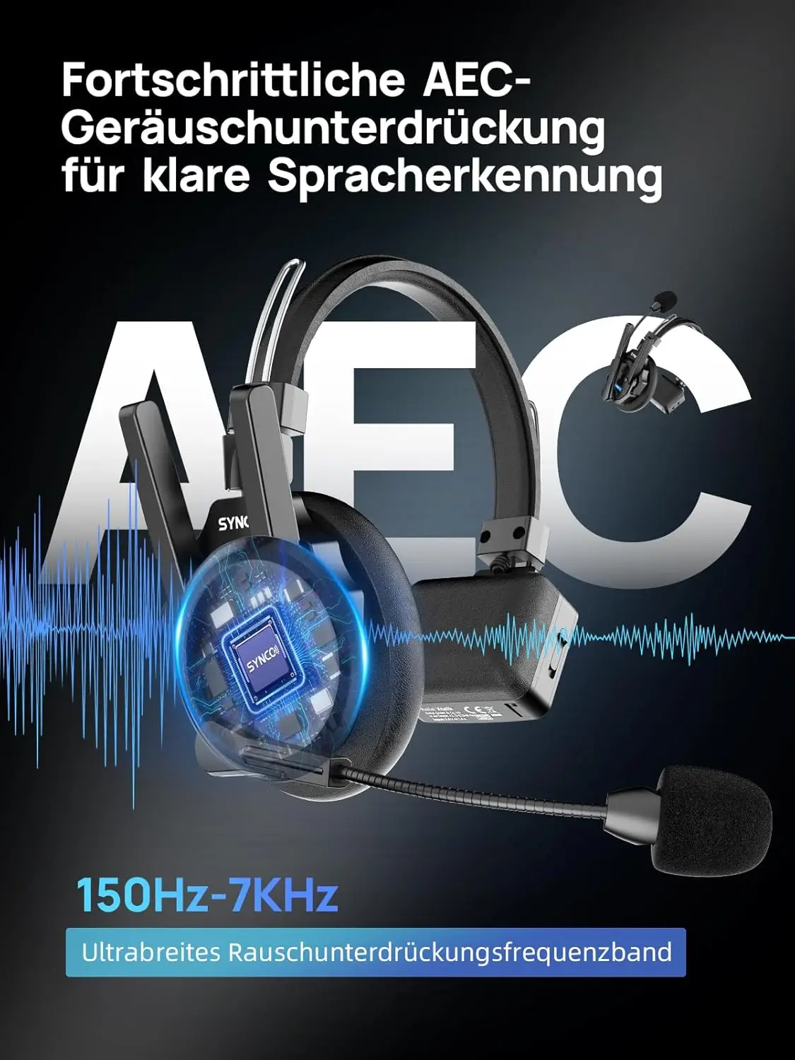 Wireless Full Duplex Intercom Headset 3