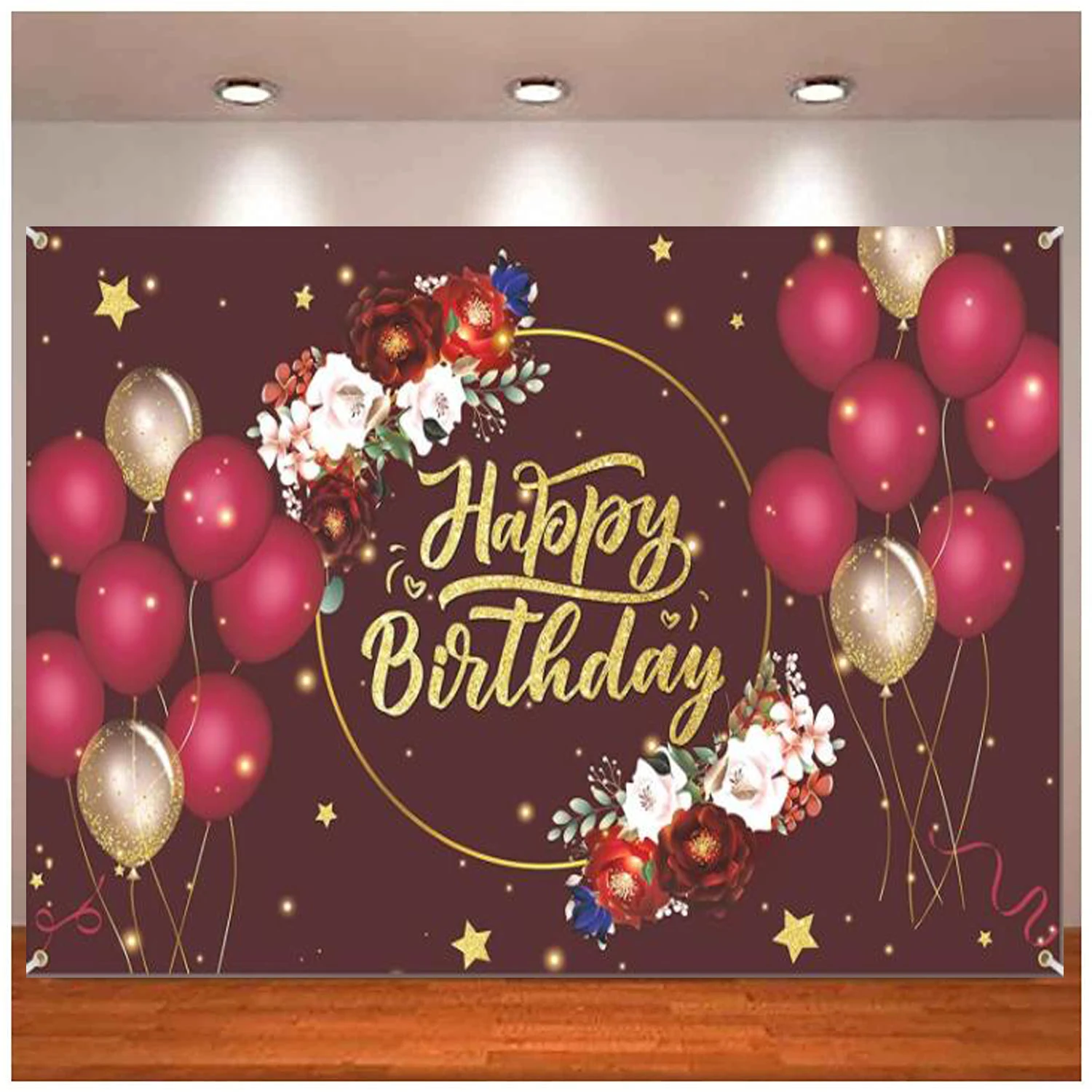 Louis Vuitton Gold Bn Birthday Banner Personalized Party Backdrop Deco –  Ediblecakeimage