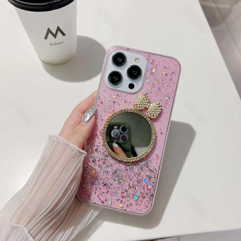 Coque de téléphone à paillettes miroir Quicksand, étui pour Huawei P50 P30 P20 P10 P9 Lite 4G 5G P40 Pro P Smart Plus Z 2019 2020_voghion.com