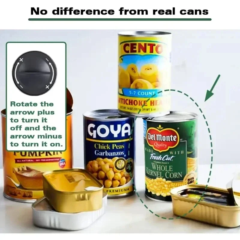 Corn Can Fun Safe Hidden Safe Compartment Diversion Safe Food Cans Secret Stash Hiding Container Kitchen Hide Cash Hidden 4