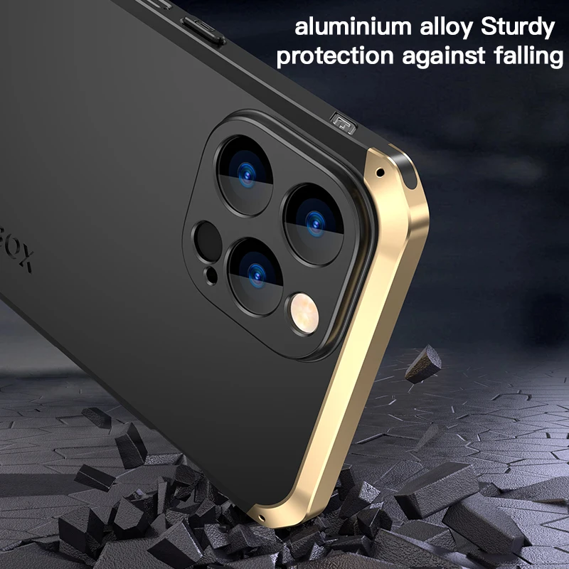 Premium PC+Alloy Metal Phone Case: Sleek and Durable Protection