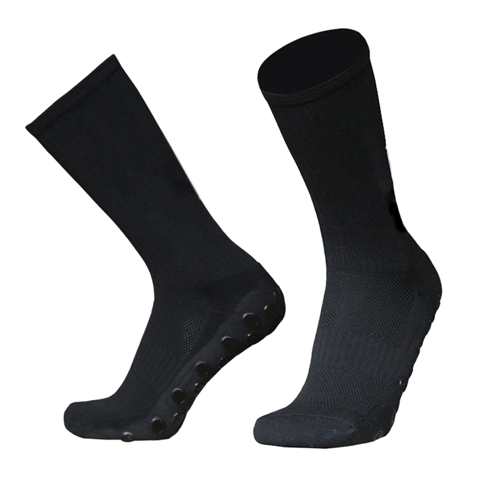 Football Socks Round Silicone Suction Cup Grip Anti Slip Soccer Socks Sport Mens Womens Baseball Rugby Socks with Grips Socks