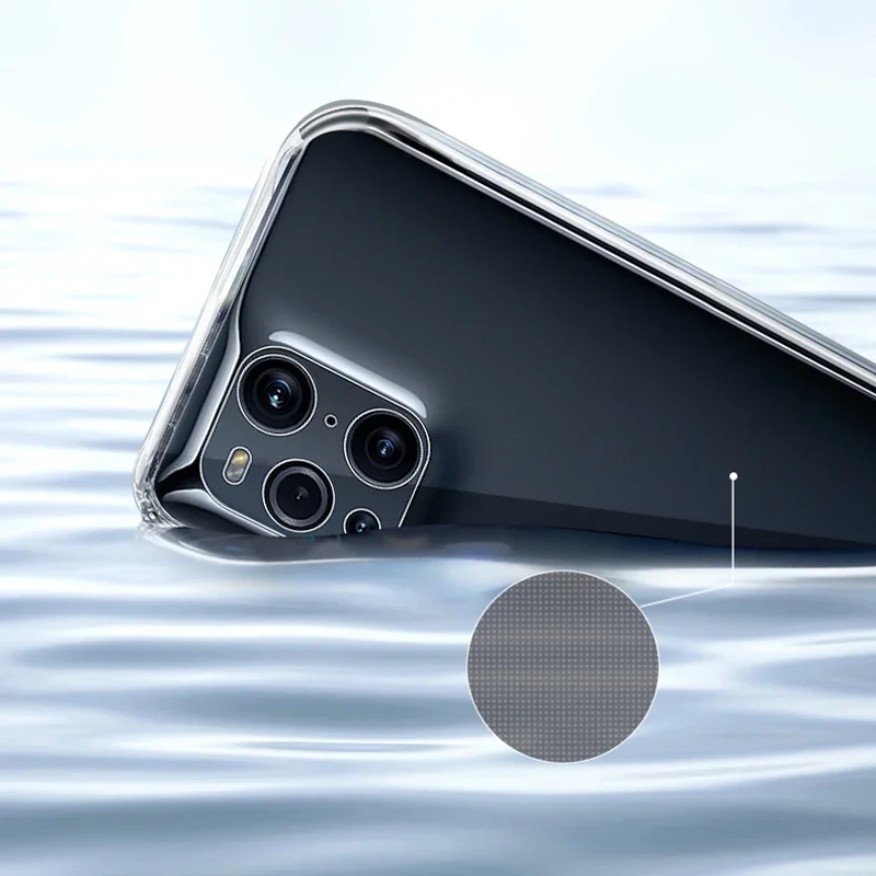 Crystal Clear Silicone Phone Case with Camera Protection