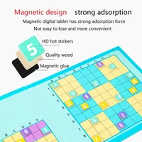 Sudoku Game 4 in 1 Magnetic Wooden Sudoku Game Book Preschool Early Learning Kids Educational Math Toy Puzzle Gift Sudoku 2