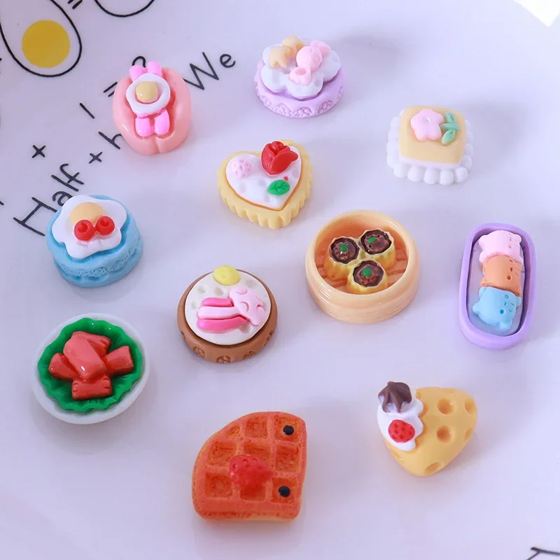 5-50PCS kids Miniature Dollhouse Food Supermarket Mini Snack Simulation Doll Kitchen Accessories Toys