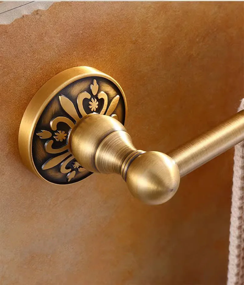 Description Picture 4 of itemAntique Bathroom Accessories Sets Aluminum Towel Shelf Toilet Paper Holder Soap Holder Towel Rack Tumble Holder Hooks